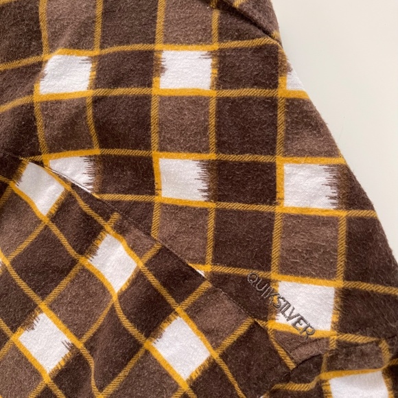 Quiksilver Flannel Button Up Shirt - XL - Picture 3 of 4